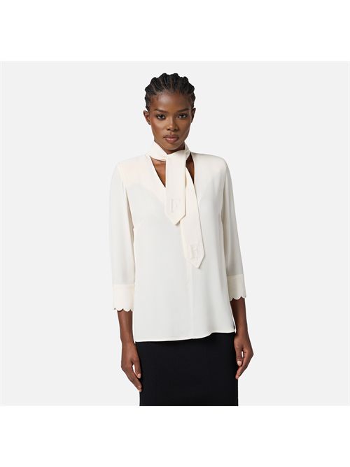 Camicia in georgette con fusciacca ELISABETTA FRANCHI | CA08956E2/DZ9